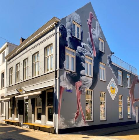 IJ struisvogels bij Rijslust